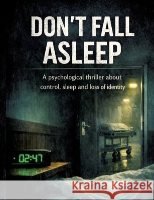 Don't fall asleep: A psychological thriller about control, sleep and loss of identity Dominik Mikulaschek 9783384855428 Tredition Gmbh - książka