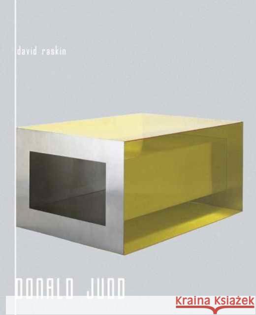 Donald Judd Raskin, David 9780300228687 John Wiley & Sons - książka