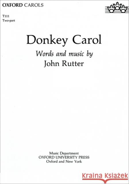 Donkey Carol  9780193415119 Oxford University Press - książka