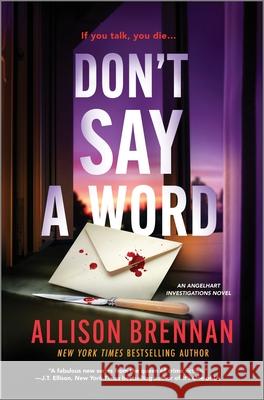 Don't Say a Word Allison Brennan 9781335002334 Mira Books - książka