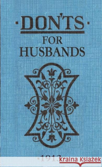 Don'ts for Husbands   9780713687910  - książka