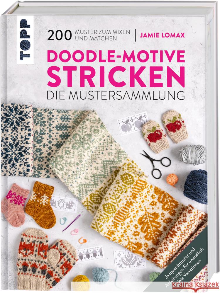 Doodle-Motive stricken. Die Mustersammlung Lomax, Jamie 9783735871718 Frech - książka