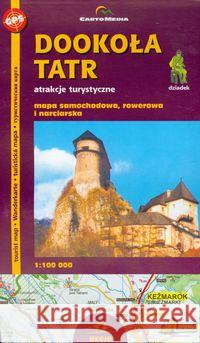 Dookoła Tatr mapa  9788374990004 Cartomedia - książka