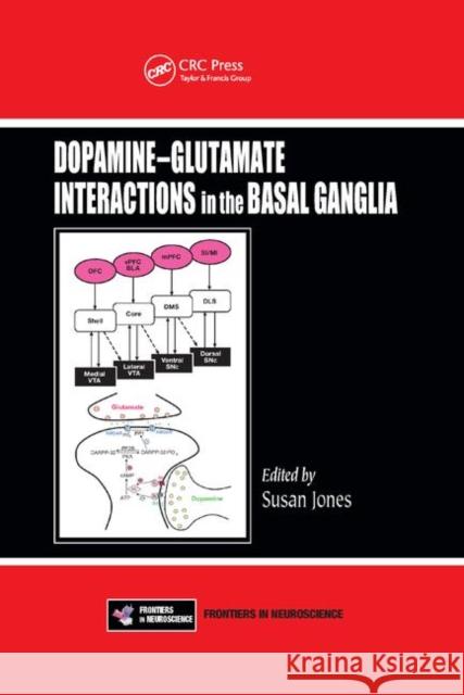 Dopamine - Glutamate Interactions in the Basal Ganglia Susan Jones 9780367381974 CRC Press - książka