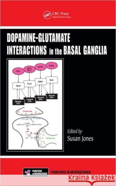 Dopamine - Glutamate Interactions in the Basal Ganglia Susan Jones   9781420088793 Taylor & Francis - książka