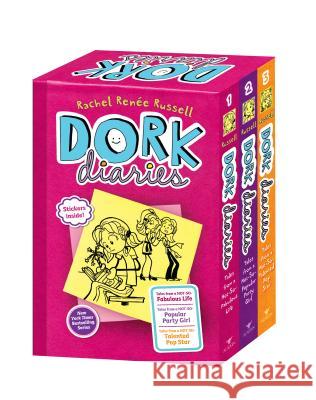 Dork Diaries Boxed Set (Books 1-3): Dork Diaries; Dork Diaries 2; Dork Diaries 3 Russell, Rachel Renée 9781442426627 Aladdin Paperbacks - książka