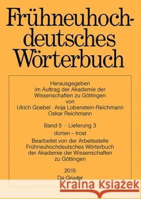 dorten - trost Akademie Der Wissenschaften 9783110456448 de Gruyter Mouton - książka