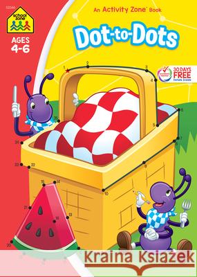 Dot-To-Dots Deluxe Edition Activity Zone Workbook Julie Orr 9781589470521 School Zone - książka