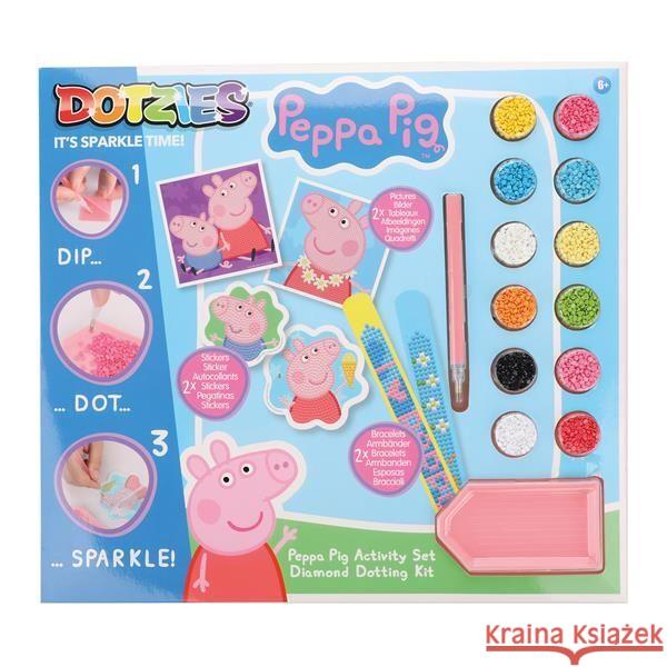 Dotzies by Diamond Dotz Set Peppa Pig  4895225928439 Dotzies by Diamond Dotz - książka