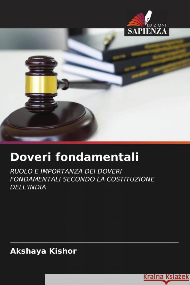 Doveri fondamentali Kishor, Akshaya 9786204910970 Edizioni Sapienza - książka