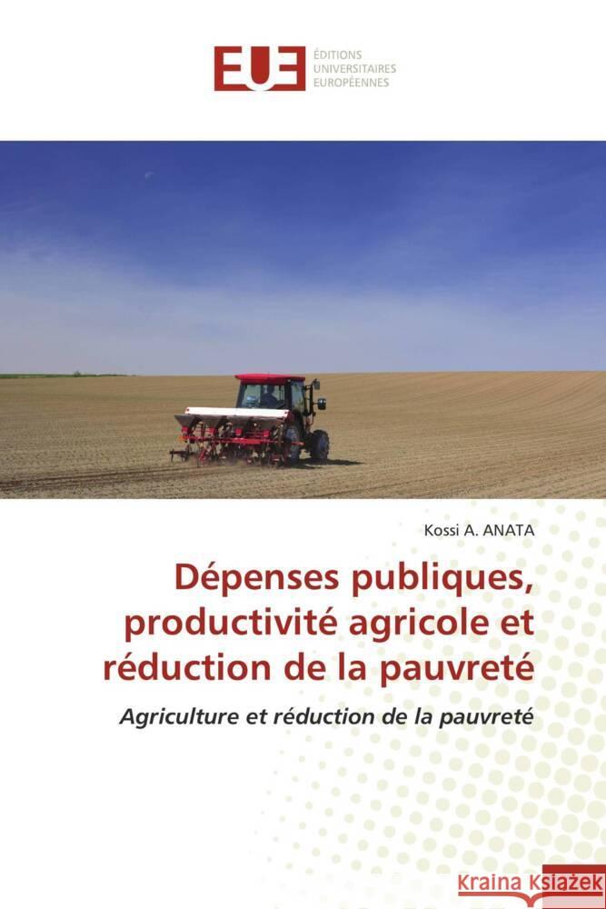 Dépenses publiques, productivité agricole et réduction de la pauvreté A. ANATA, Kossi 9786206696889 Éditions universitaires européennes - książka