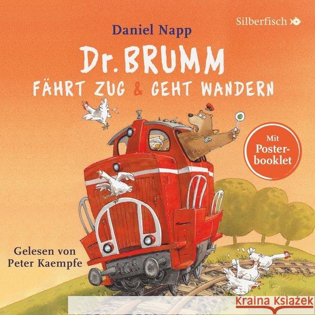 Dr. Brumm fährt Zug / Dr. Brumm geht wandern, 1 Audio-CD : 1 CD, Lesung. CD Standard Audio Format Napp, Daniel 9783867423694 Silberfisch - książka