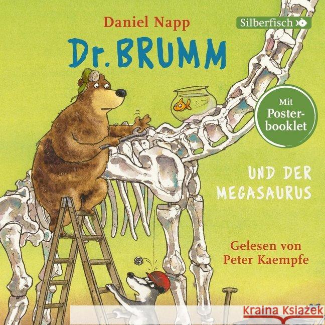 Dr. Brumm und der Megasaurus und weitere Geschichten, 1 Audio-CD : 1 CD, Lesung. CD Standard Audio Format Napp, Daniel 9783745600148 Silberfisch - książka