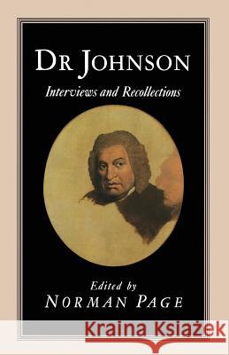 Dr Johnson Norman Page 9781349082889 Palgrave MacMillan - książka