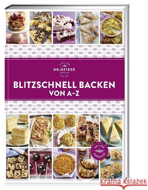 Dr. Oetker Blitzschnell Backen von A-Z  9783767017603 Dr. Oetker Verlag KG - książka