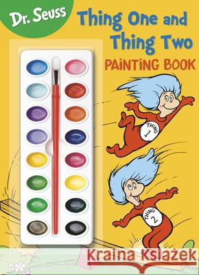 Dr. Seuss: Thing One and Thing Two Painting Book: Coloring and Activity Book with Paint Box Random House                             Random House 9780593814246 Random House Books for Young Readers - książka