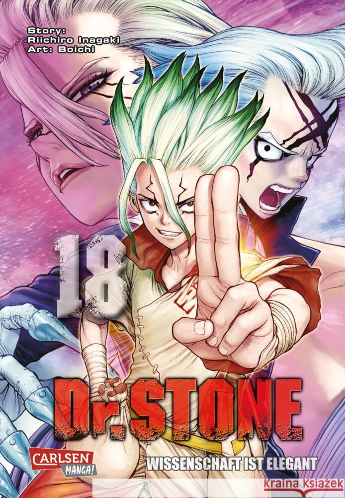 Dr. Stone 18 Boichi, Inagaki, Riichiro 9783551752390 Carlsen Manga - książka