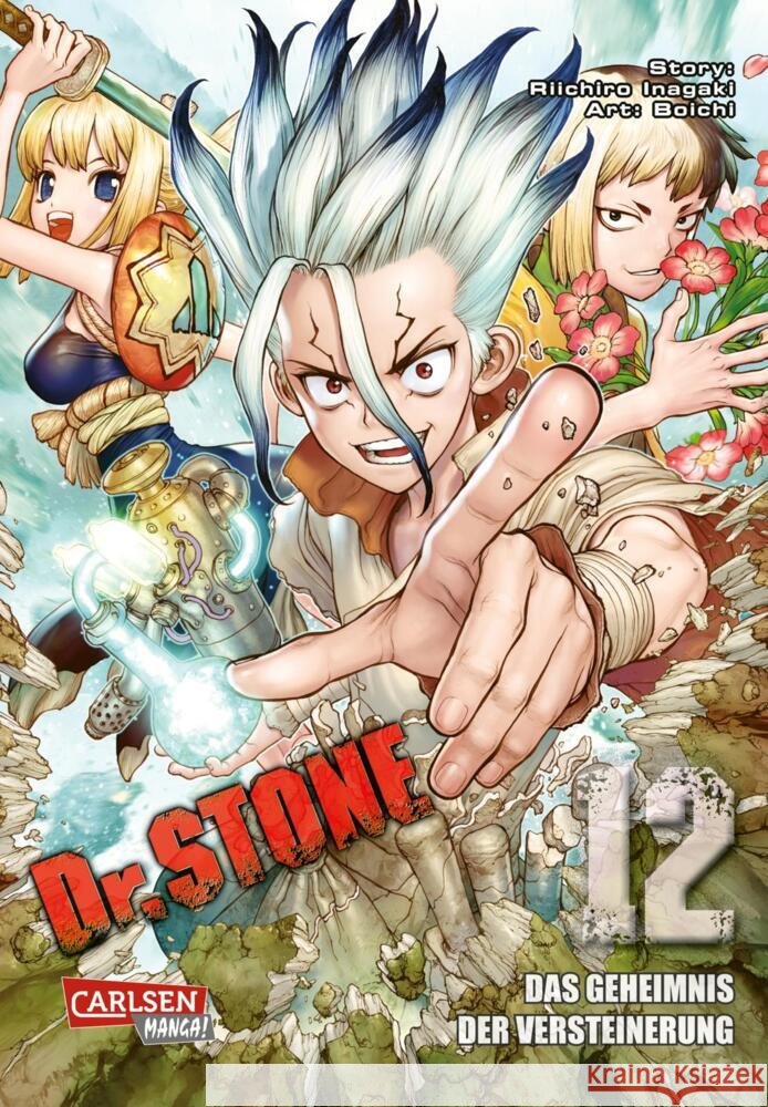Dr. Stone. Bd.12 Boichi, Inagaki, Riichiro 9783551750198 Carlsen Manga - książka