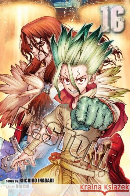 Dr. STONE, Vol. 16: Medusa Vs. Science Riichiro Inagaki 9781974720064 Viz Media, Subs. of Shogakukan Inc - książka