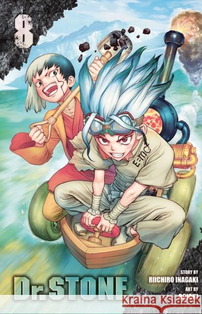 Dr. STONE, Vol. 8: Hotline Riichiro Inagaki 9781974709526 Viz Media, Subs. of Shogakukan Inc - książka