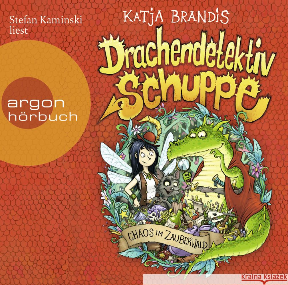 Drachendetektiv Schuppe - Chaos im Zauberwald, 2 Audio-CD Brandis, Katja 9783839842744 Argon Verlag - książka