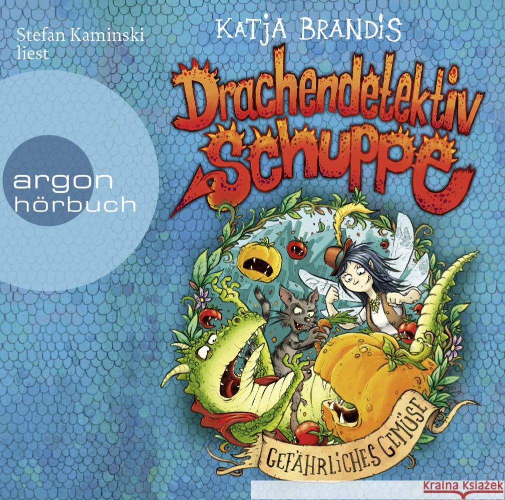 Drachendetektiv Schuppe - Gefährliches Gemüse, 2 Audio-CD Brandis, Katja 9783839842874 Argon Verlag - książka