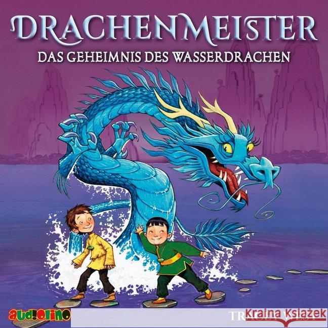 Drachenmeister - Das Geheimnis des Wasserdrachen, 1 Audio-CD : Das Geheimnis des Wasserdrachen, Lesung. CD Standard Audio Format West, Tracey 9783867373340 Audiolino - książka