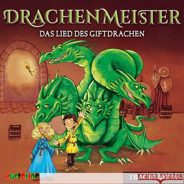 Drachenmeister - Das Lied des Giftdrachen, 1 Audio-CD : Das Lied des Giftdrachen, Lesung. CD Standard Audio Format West, Tracey 9783867373401 Audiolino - książka