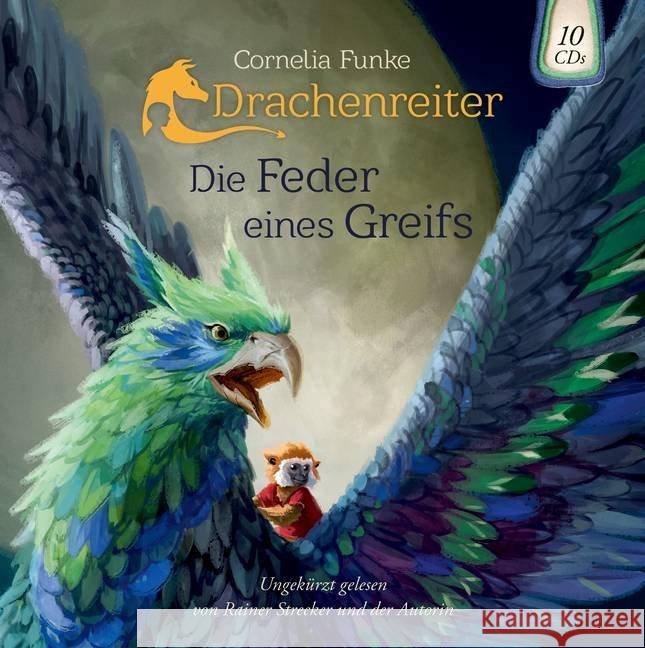 Drachenreiter - Die Feder eines Greifs, Audio-CDs : Ungekürzte Lesung Funke, Cornelia 9783837309799 Oetinger Media - książka