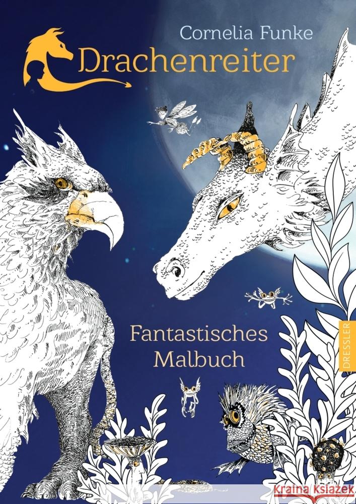 Drachenreiter. Fantastisches Malbuch Funke, Cornelia 4260160882120 Dressler - książka