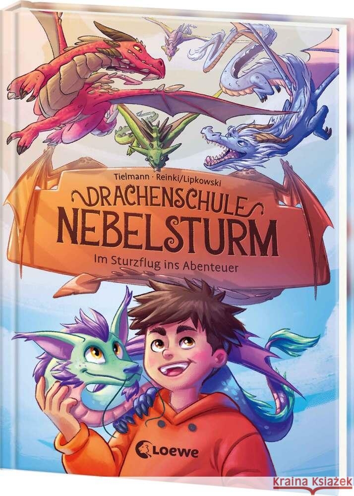 Drachenschule Nebelsturm (Band 1) - Im Sturzflug ins Abenteuer Tielmann, Christian 9783743216907 Loewe - książka