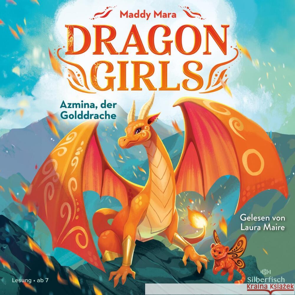 Dragon Girls - Azmina, der Golddrache, 1 Audio-CD Mara, Maddy 9783745604993 Silberfisch - książka