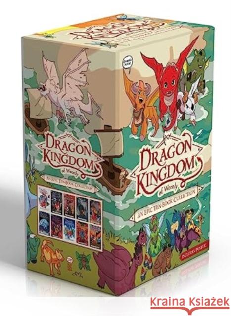Dragon Kingdom of Wrenly An Epic Ten-Book Collection (Includes Poster!) (Boxed Set): The Coldfire Curse; Shadow Hills; Night Hunt; Ghost Island; Inferno New Year; Ice Dragon; Cinder's Flame; The Shatt Jordan Quinn 9781665949187 Simon & Schuster - książka