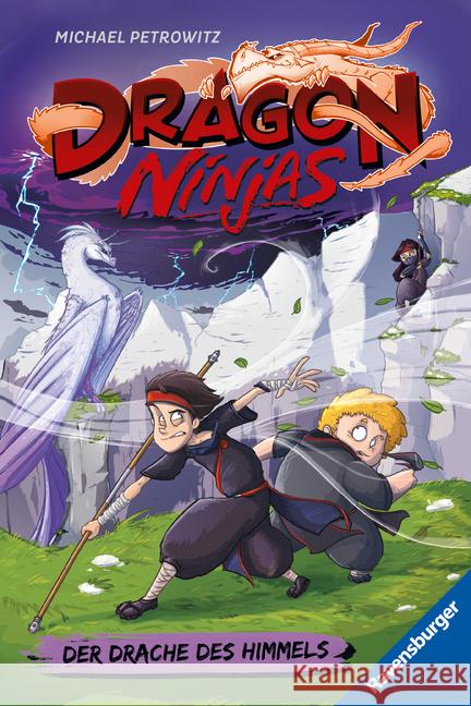 Dragon Ninjas, Band 3 - Der Drache des Himmels Petrowitz, Michael 9783473526291 Ravensburger Verlag - książka
