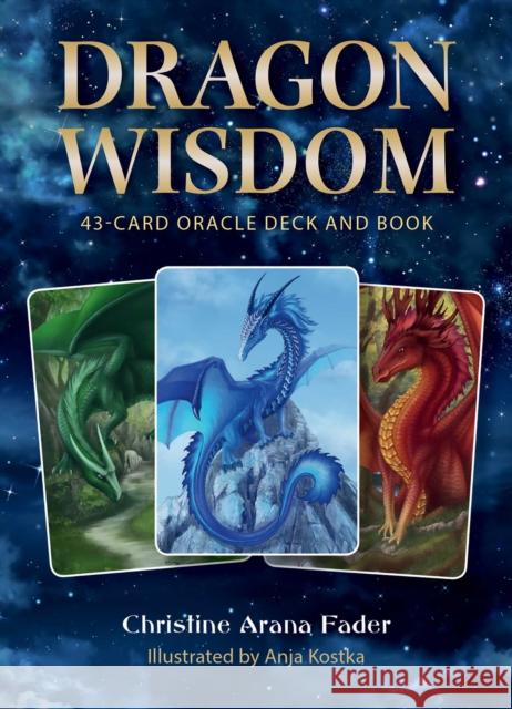 Dragon Wisdom: 43-Card Oracle Deck and Book [With Book(s)] Christine Arana Fader Anja Kostka 9781644111086 Earthdancer Books - książka