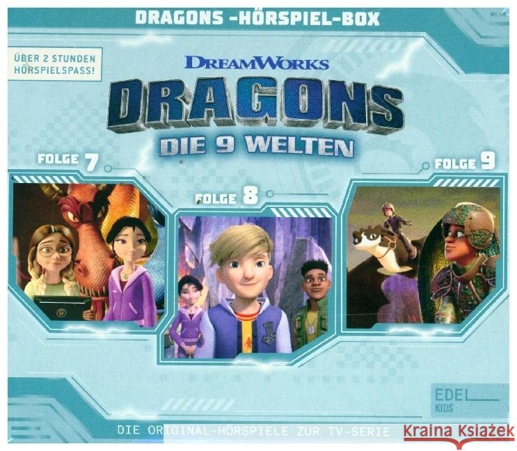 Dragons - Die 9 Welten. Folge.7-9, 3 CD  4029759184348 Edel Music & Entertainment CD / DVD - książka