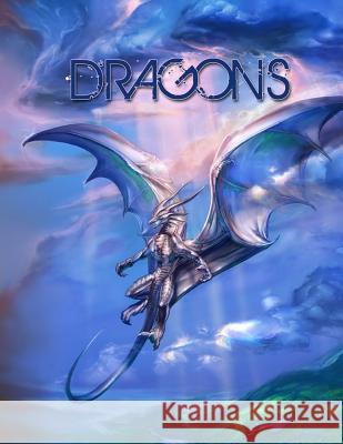 Dragons: Adult Coloring Book: Large, Stress Relieving, Relaxing Dragon Coloring Book for Adults, Grown Ups, Men & Women. 45 One Coloring Books 9781981728923 Createspace Independent Publishing Platform - książka