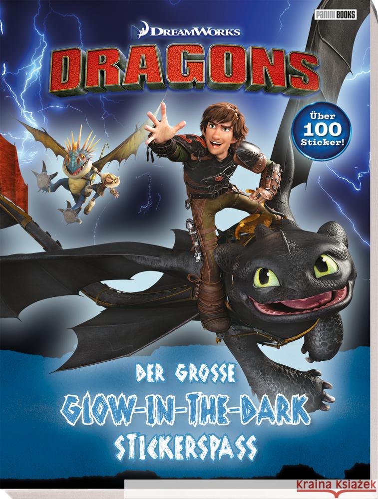 Dragons: Der große Glow-in-the-Dark-Stickerspaß Panini 9783833246722 Panini Books - książka