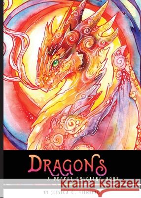 Dragons Pocket Coloring Book Jessica Feinberg 9781648711817 Jessica C. Feinberg - książka