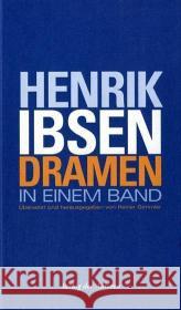 Dramen in einem Band Ibsen, Henrik Gimmler, Heiner  9783886612888 Verlag der Autoren - książka