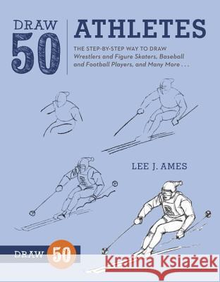 Draw 50 Athletes L Ames 9780823085729  - książka