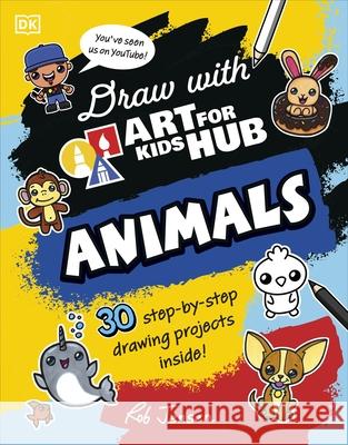 Draw with Art for Kids Hub Animals Art For Kids Hub 9780241662793 Dorling Kindersley Ltd - książka