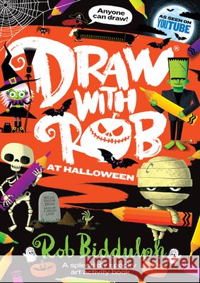 Draw With Rob at Halloween Rob Biddulph 9780008479022 HarperCollins Publishers - książka