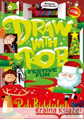 Draw With Rob: Festive Fun Rob Biddulph 9780008627614 HarperCollins Publishers - książka