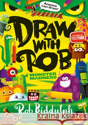 Draw With Rob: Monster Madness Rob Biddulph   9780008479008 HarperCollins Publishers - książka