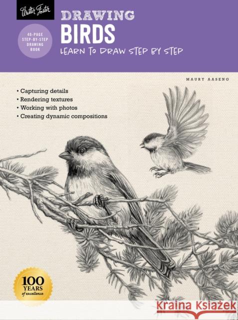 Drawing: Birds: Learn to draw step by step Maury Aaseng 9781633228504 Walter Foster Publishing - książka