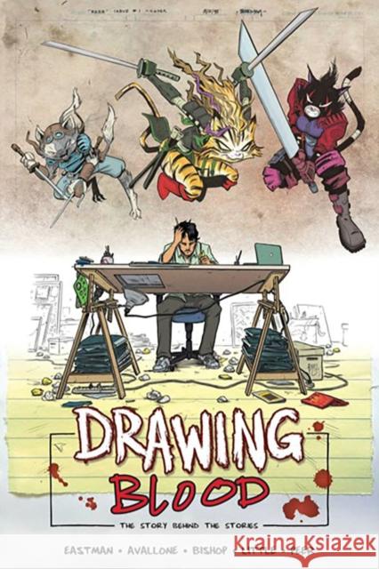 Drawing Blood: Spilled Ink Kevin Eastman David Avallone Ben Bishop 9781534371675 Image Comics - książka