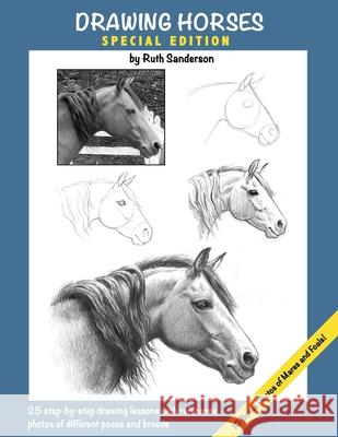 Drawing Horses: Special Edition Ruth Sanderson 9780967290232 Golden Wood Studio - książka