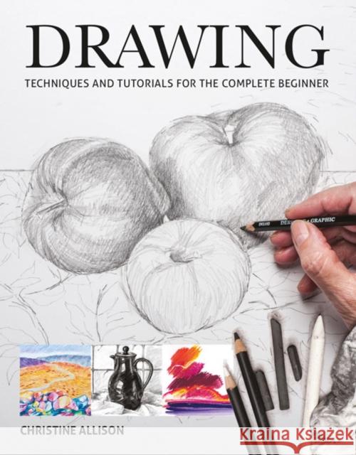 Drawings: Techniques and Tutorials for the Complete Beginner Christine Allison 9781784943882 GMC Publications - książka