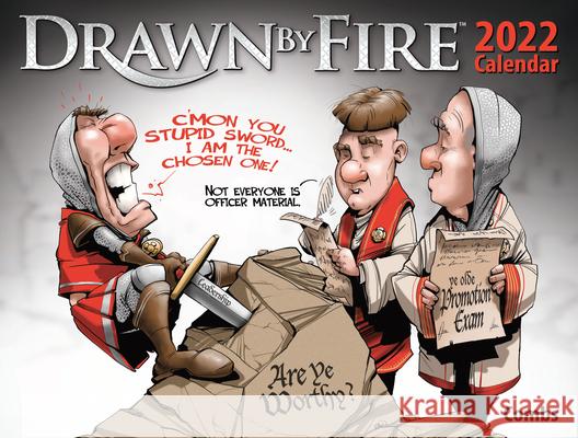 Drawn by Fire 2022 Calendar Paul Combs 9781593704421 Fire Engineering Books - książka